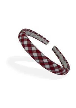 School Headband  Red/Wht/Blk